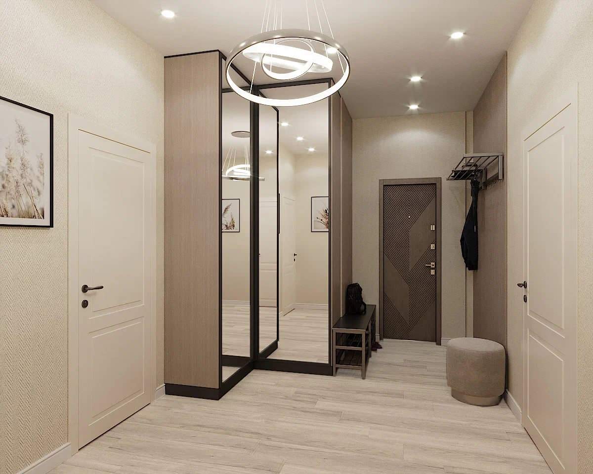 Современный интерьер на Максимо Горького 111,5 М2