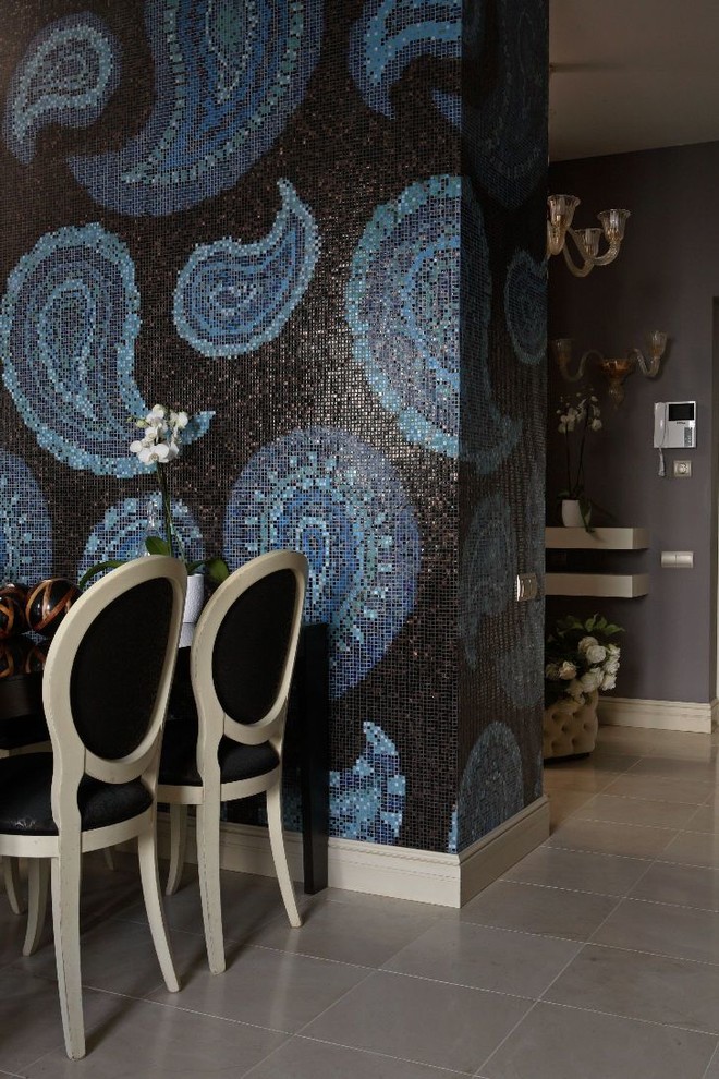 Houzz тур: «Огурцы» из мозаики и краски московского неба на 32-м этаже