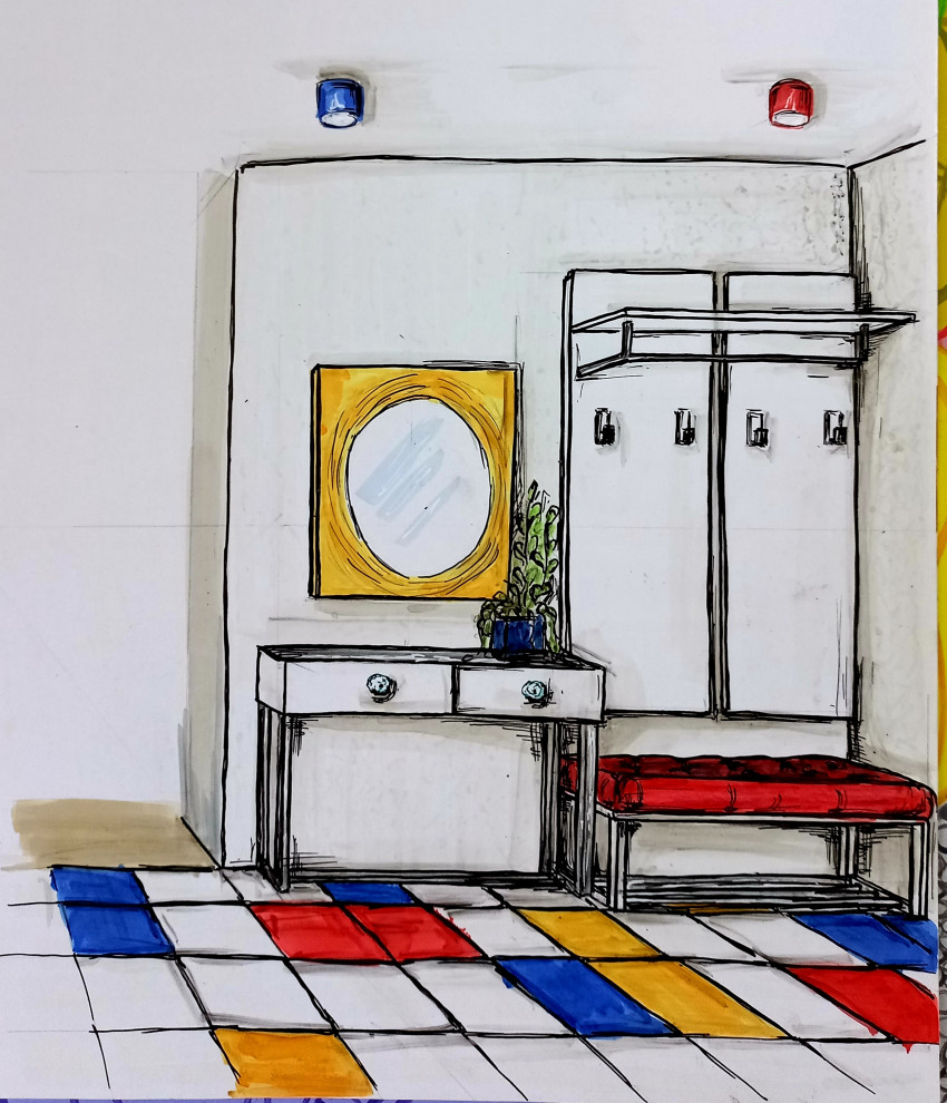 Обложка проекта: Квартира для молодых креативных людей