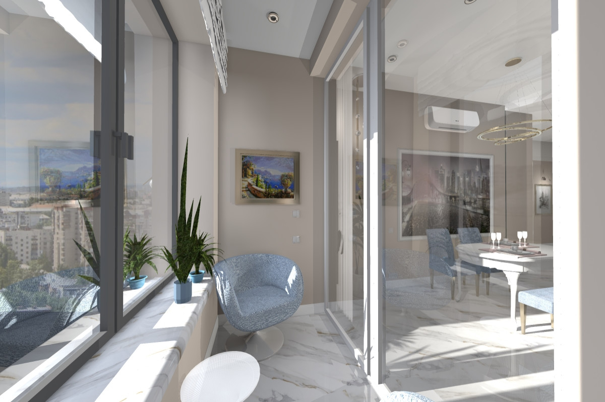 Дизайн и ремонт трехкомнатной квартиры (м. Рассказовка)