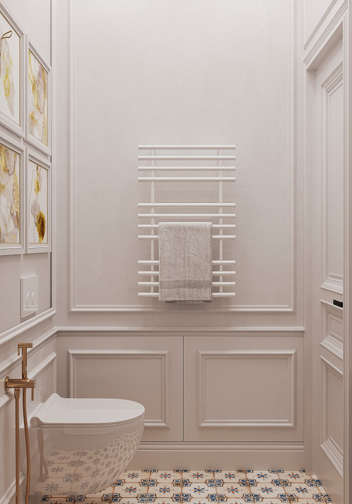 Стильный интерьер с элементами ар-деко в ЖК Петровский квартал на воде - 99 м2