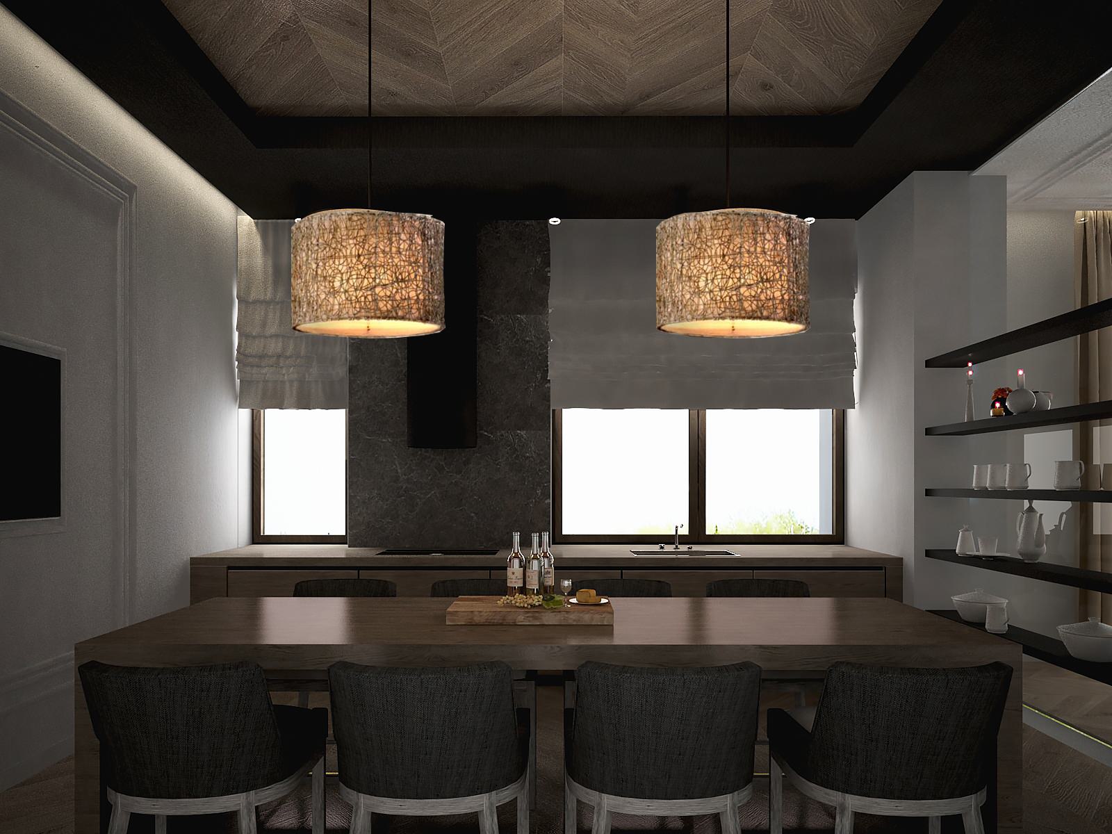 Интерьеры резиденции в Подмосковье