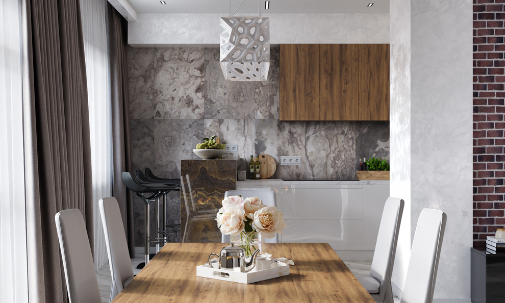 "Расставляем акценты" Проект 4х комнатной квартиры 140 м2