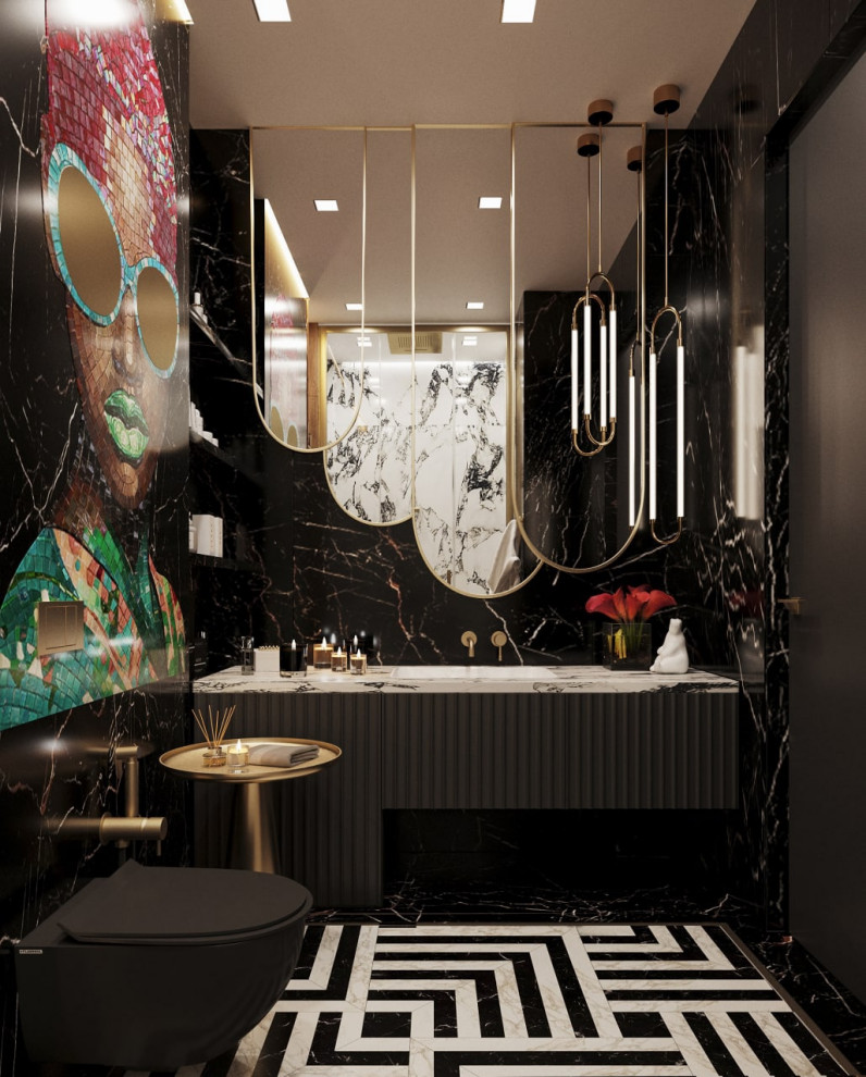 Обложка проекта: Ванная Нуар