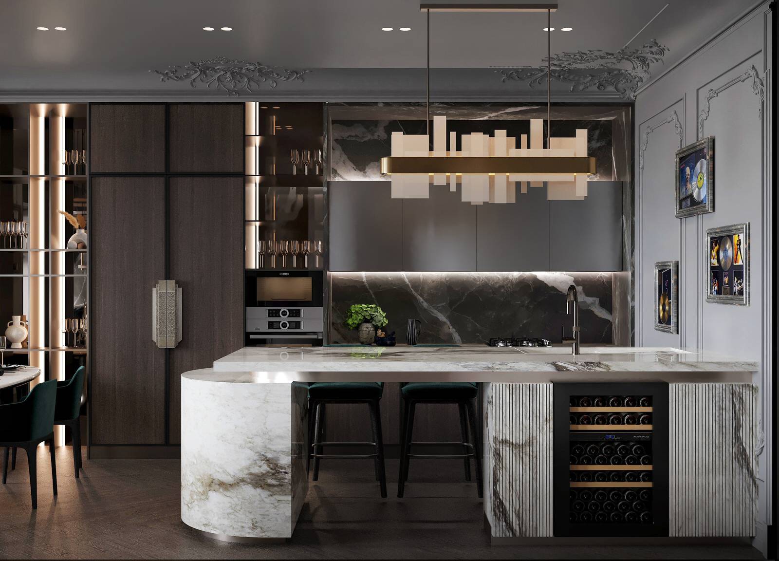 Обложка проекта: Дизайн трехкомнатной квартиры 170 м2