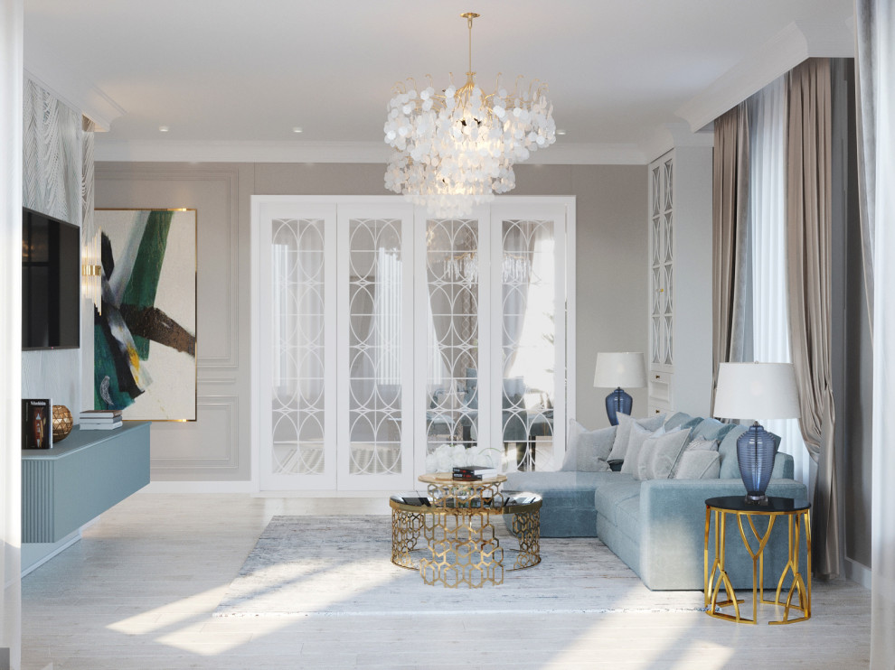 Визуализация гостиной