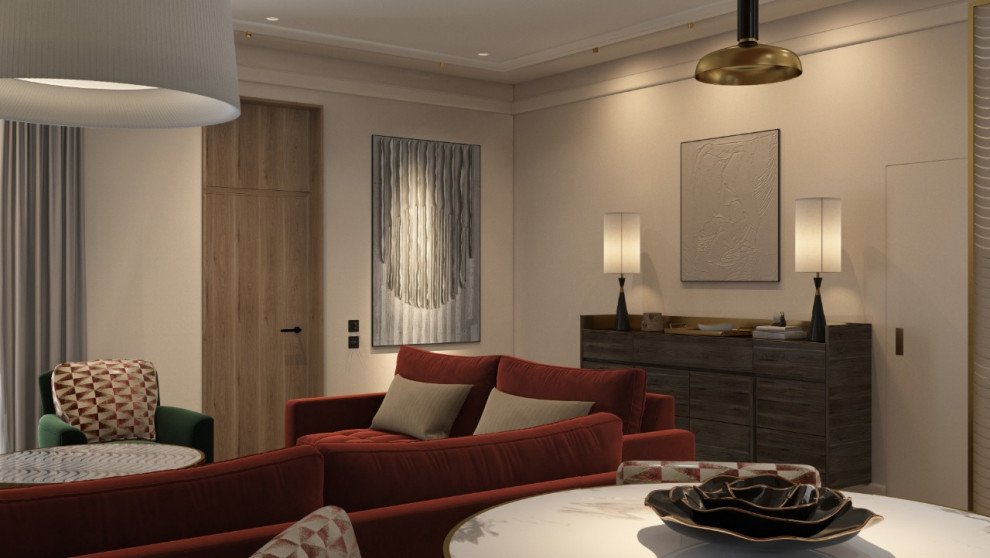 Дизайн интерьера гостиной