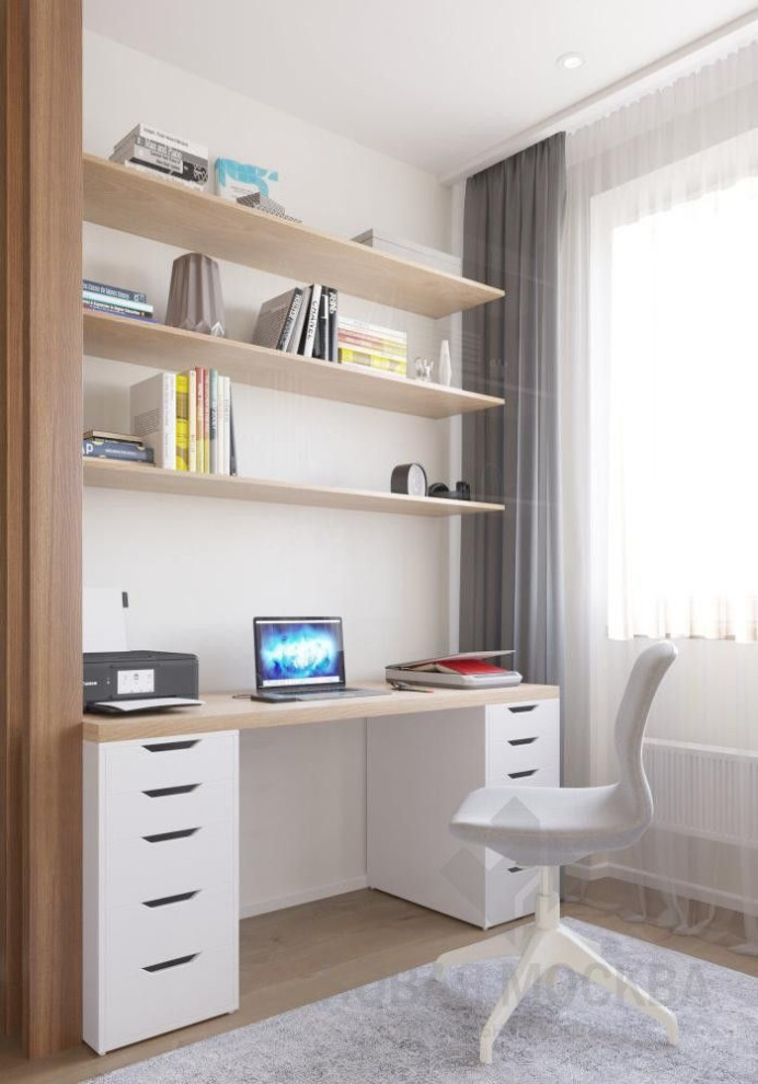 Дизайн-проект квартиры-студии 27 кв.м в ЖК «Москвичка»