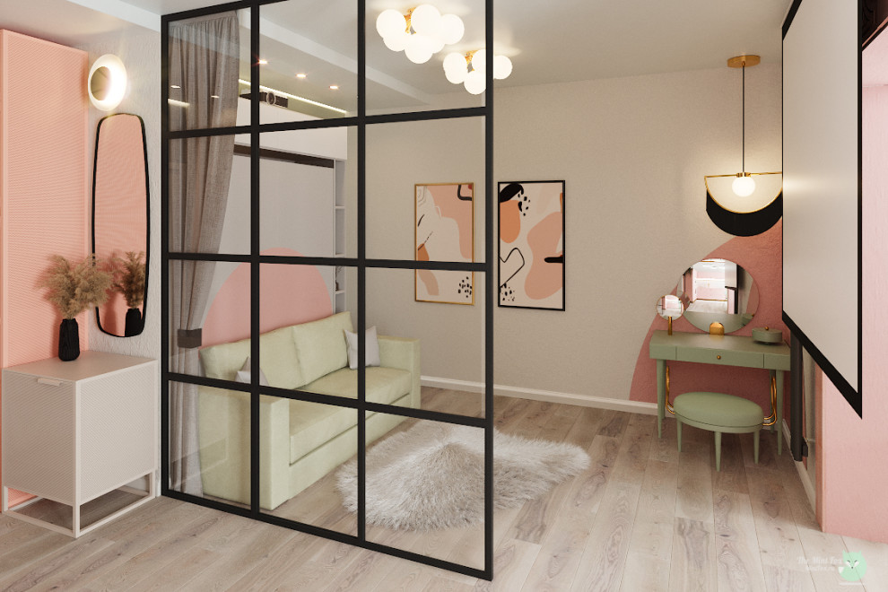 Обложка проекта: Однушка в стиле колор-блок ЖК Зеленоград Сити