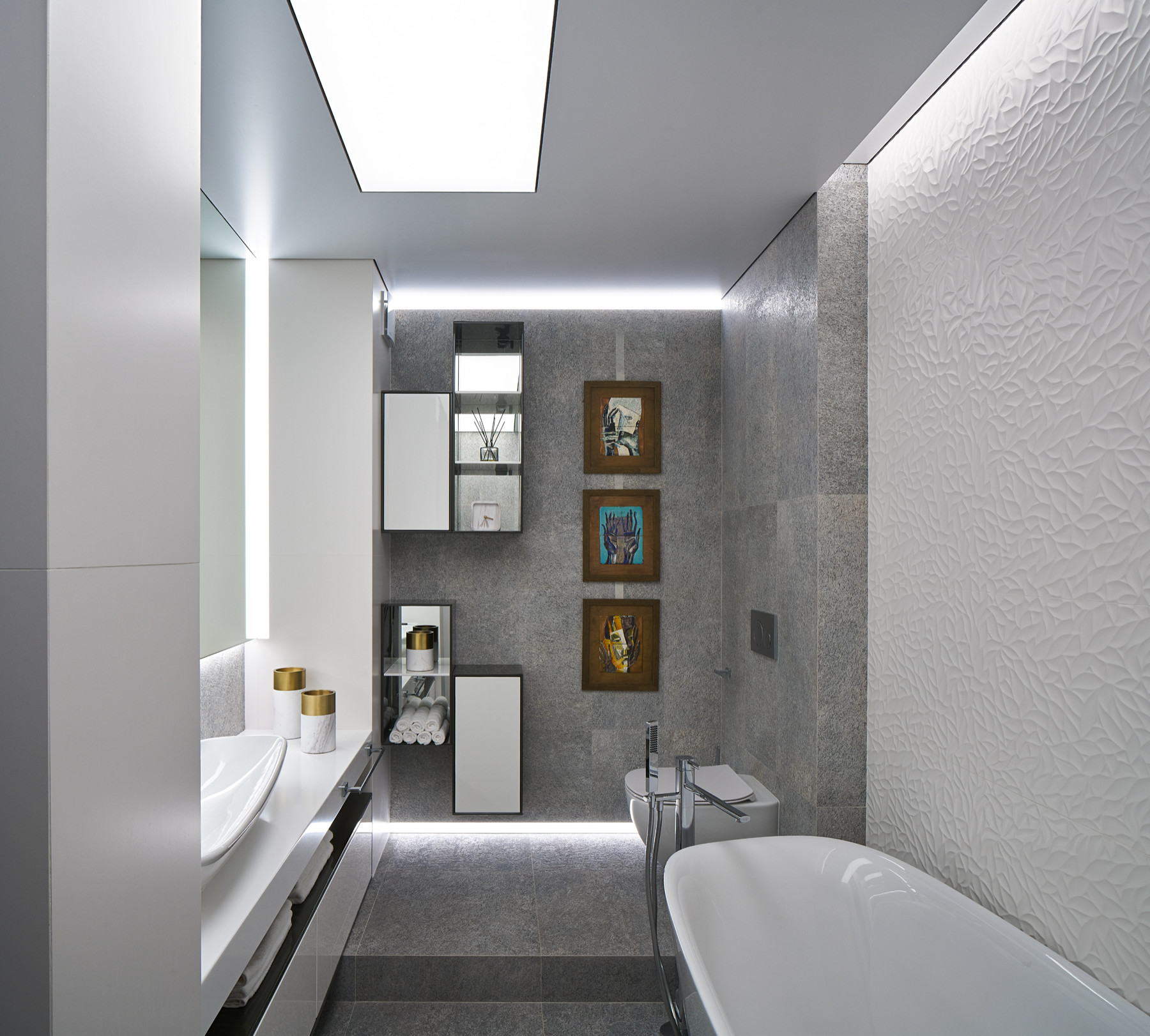 Houzz тур: Квартира в Екатеринбурге с «парящей» мебелью