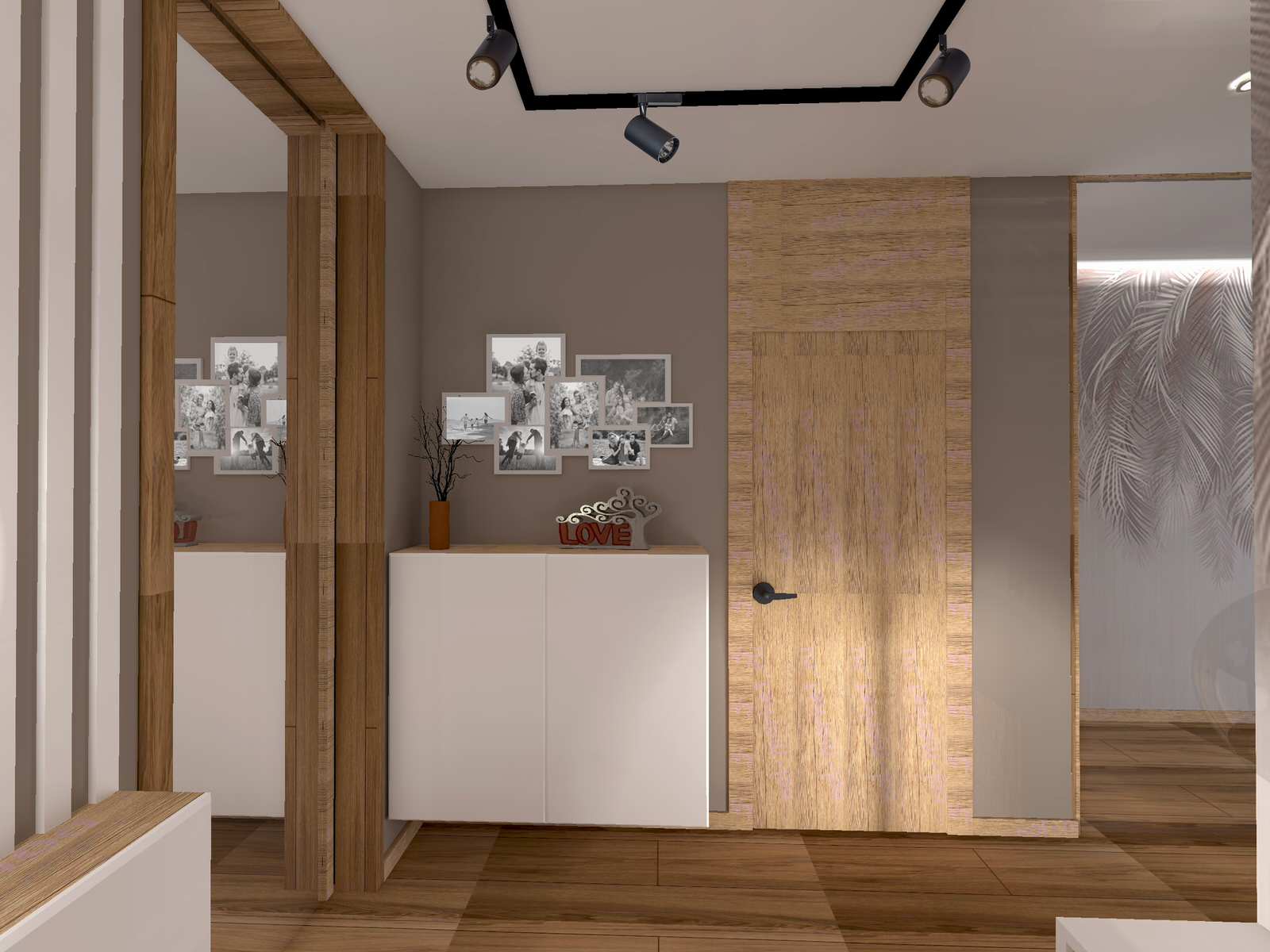 Обложка проекта: Пальмы в снегу Коридор