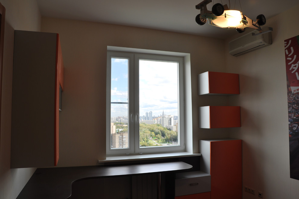 Остекление квартиры на Молодогвардейской (дерево-алюминиевые окна)