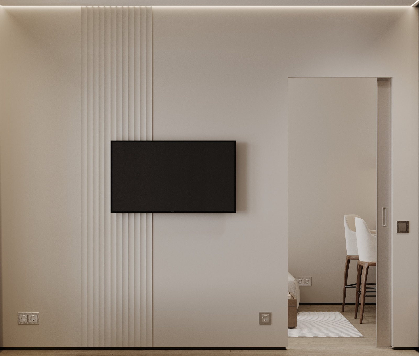 Эскизный проект интерьерной квартиры в Москве