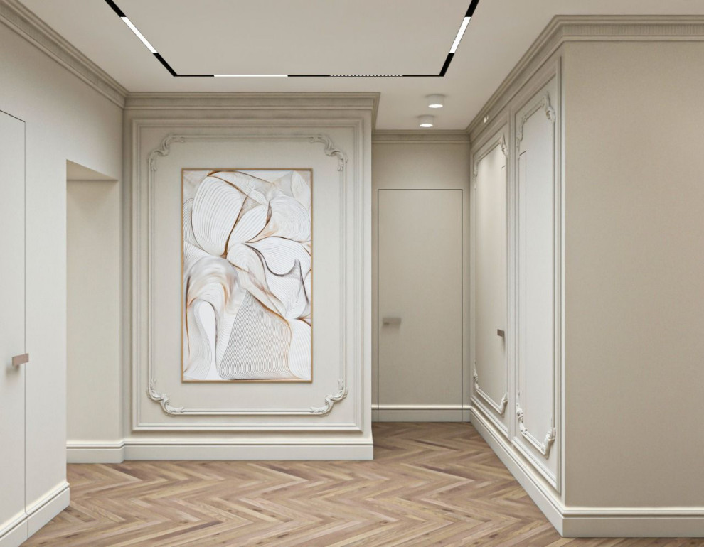 Просторная квартира с гостевой в классическом стиле