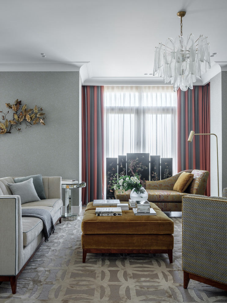 Обложка проекта: Интерьер с элементами ар-деко