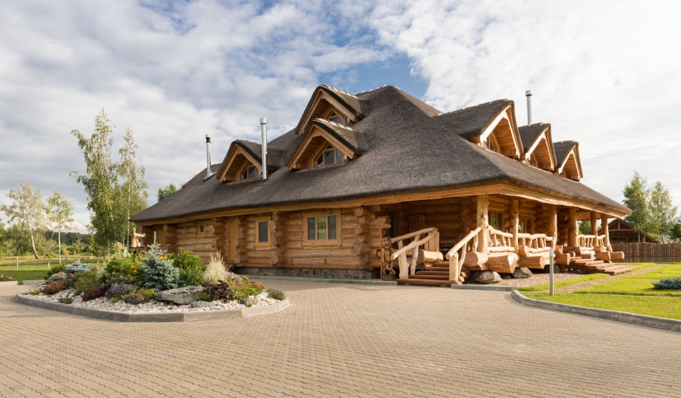 Дом в рустикальном стиле