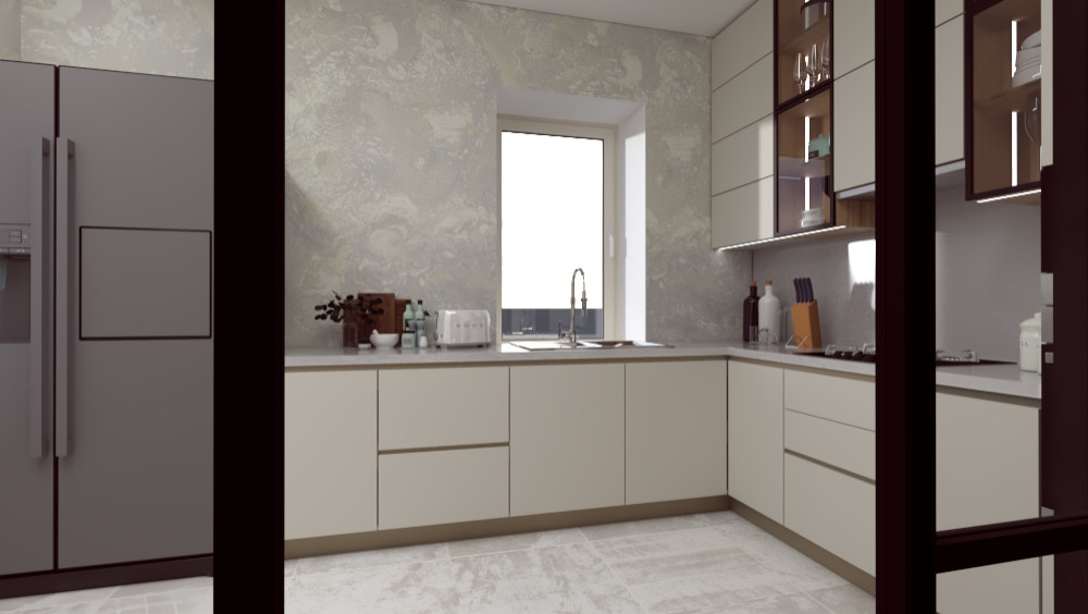 Дизайн кухни в загородном коттедже