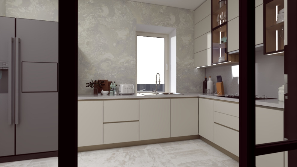 Дизайн кухни в загородном коттедже