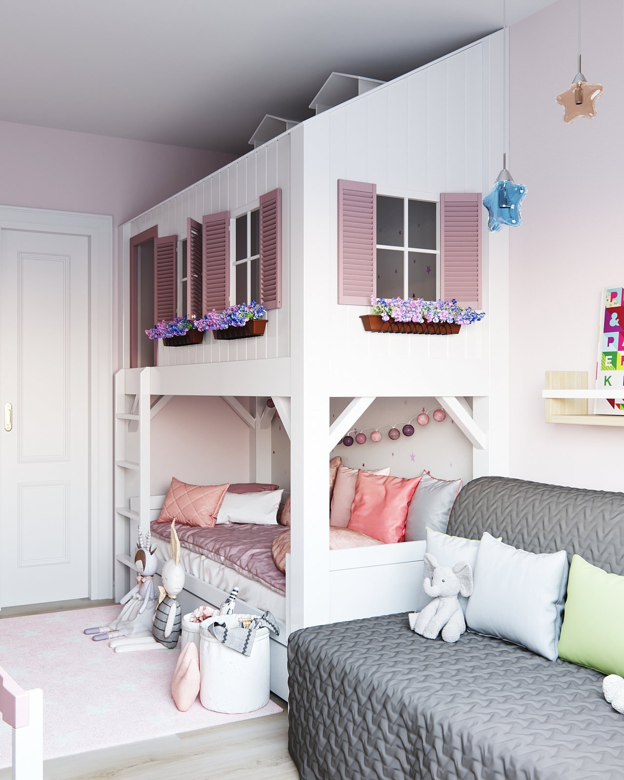 Игровая комната  для девочки