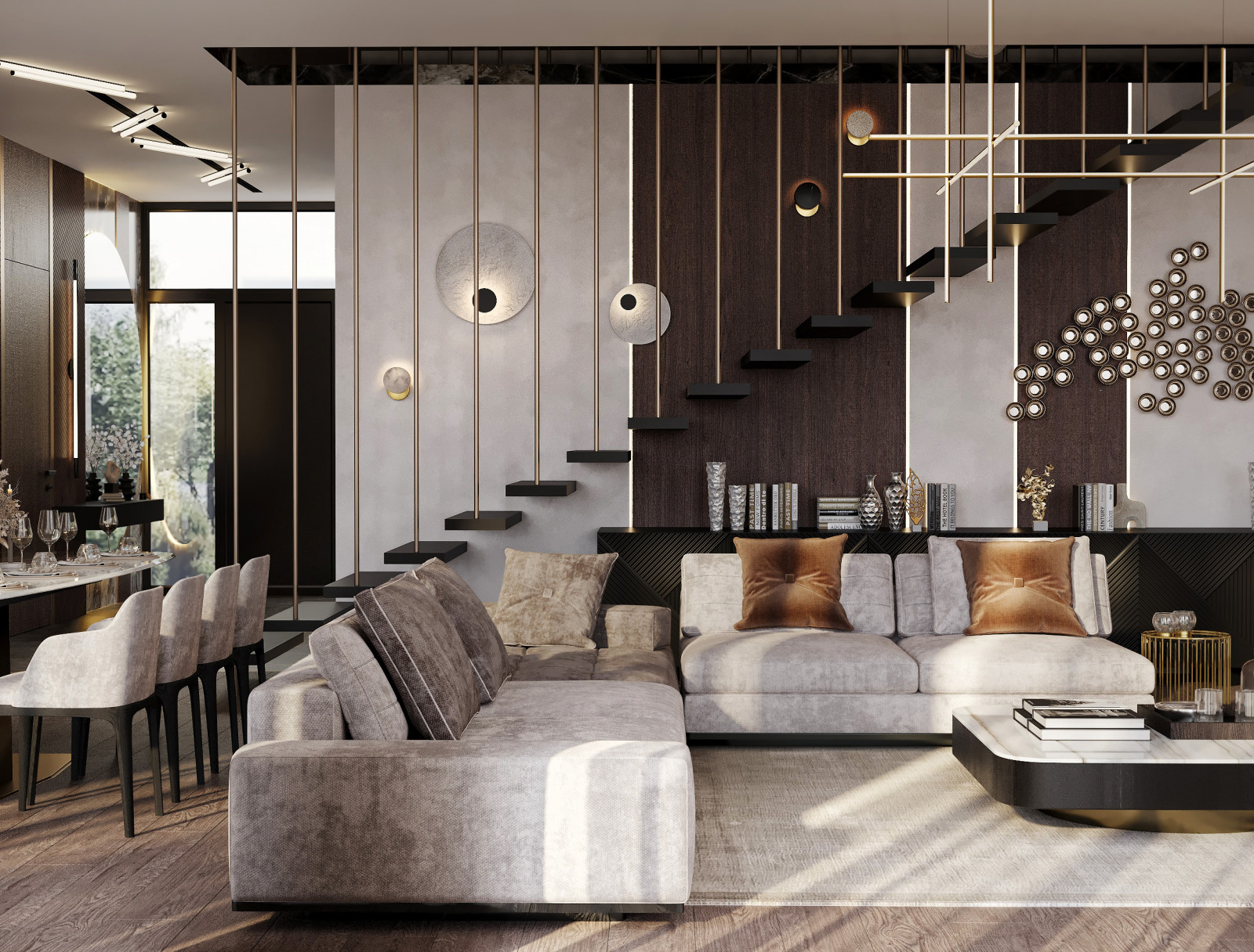 Обложка проекта: Дизайн интерьера дома 260 кв. м.