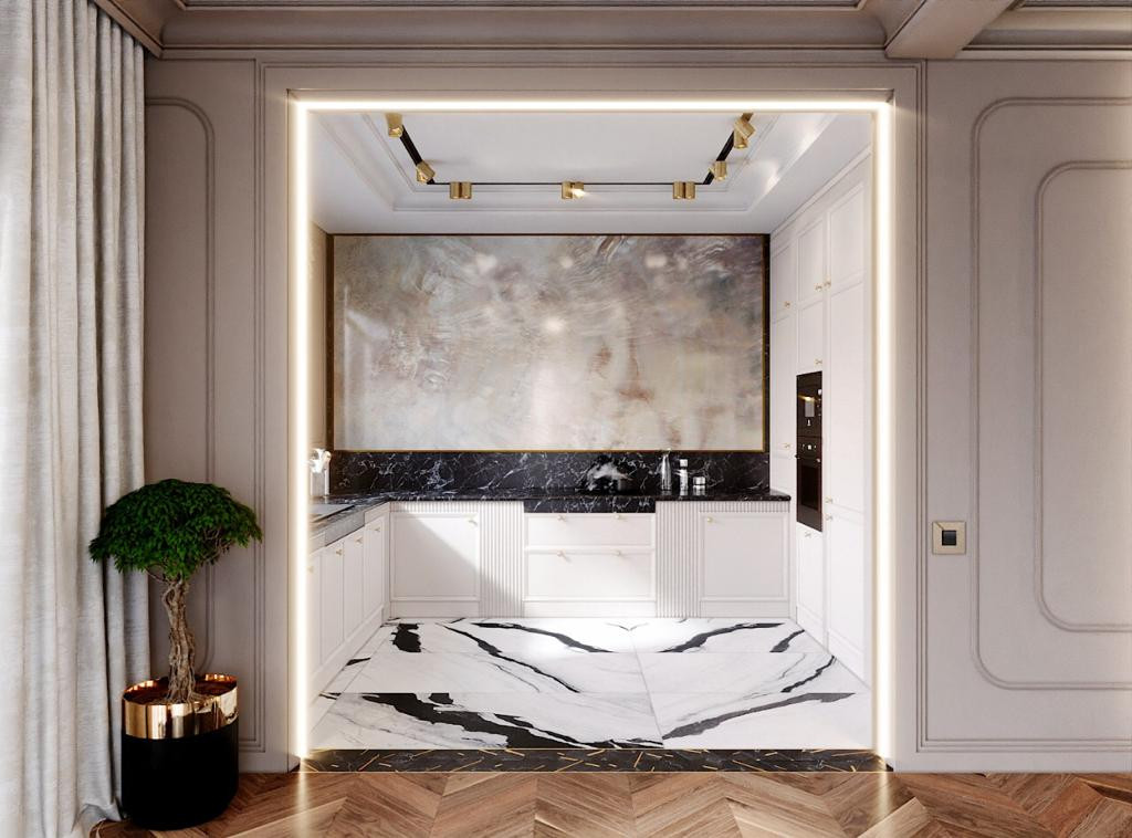 Частный интерьер таунхаус