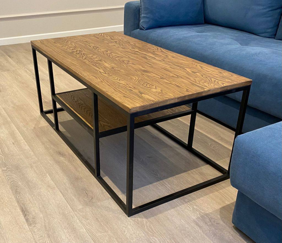 Обложка проекта: Журнальный столик из массива