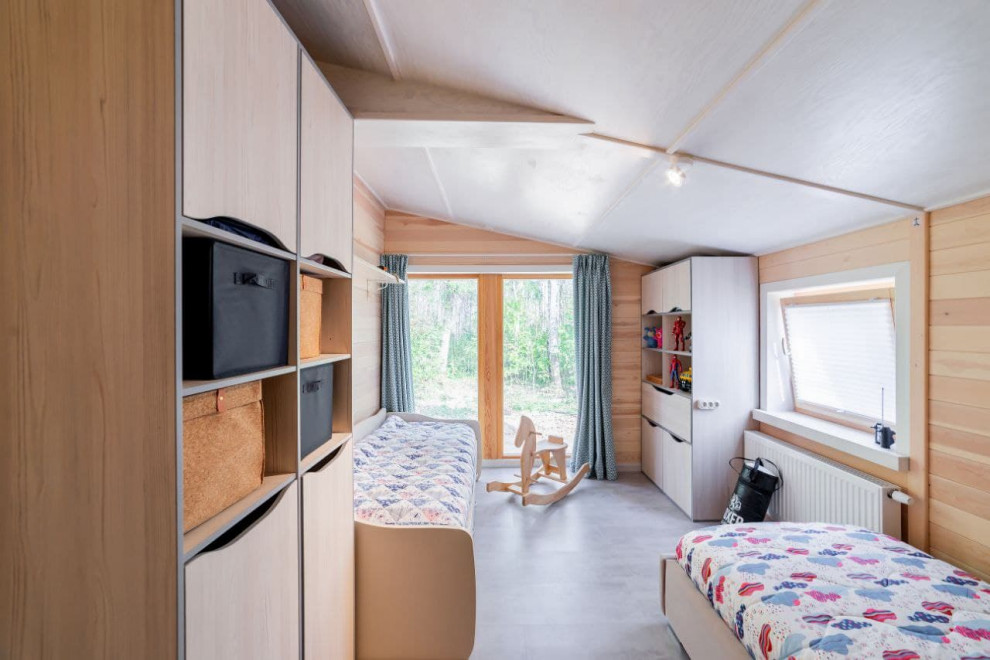 Обложка проекта: Детская комната с мебелью для двоих детей