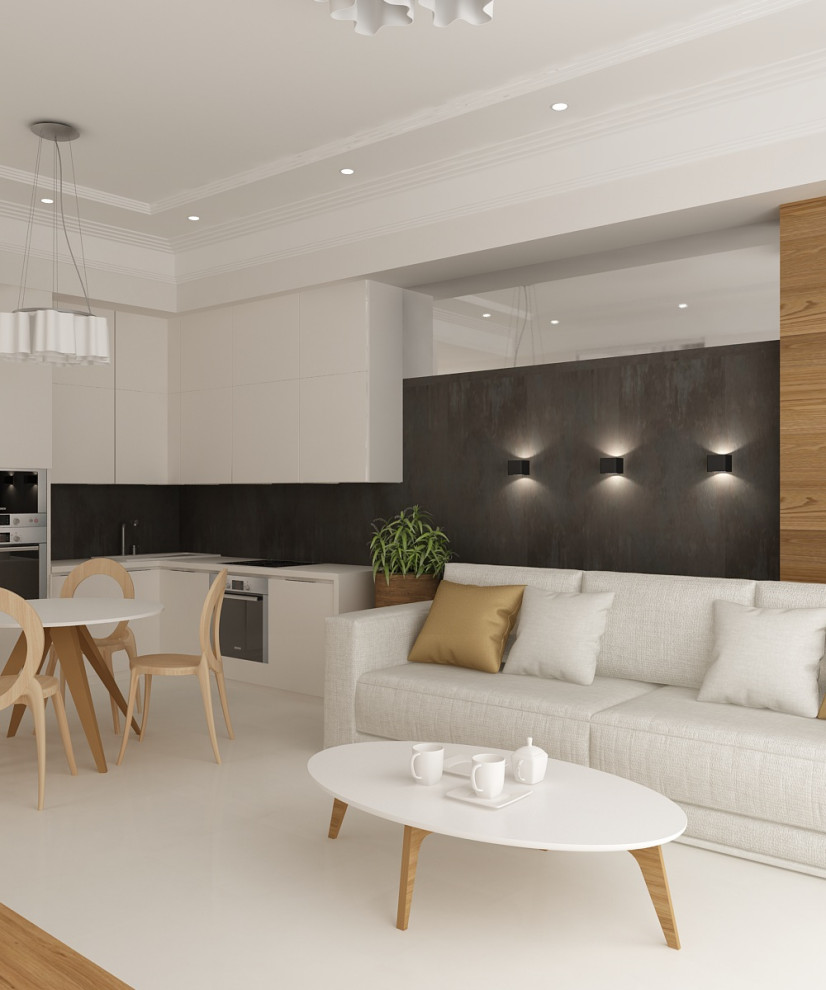 Минимализм в ЖК "Актёр Гэлакси"