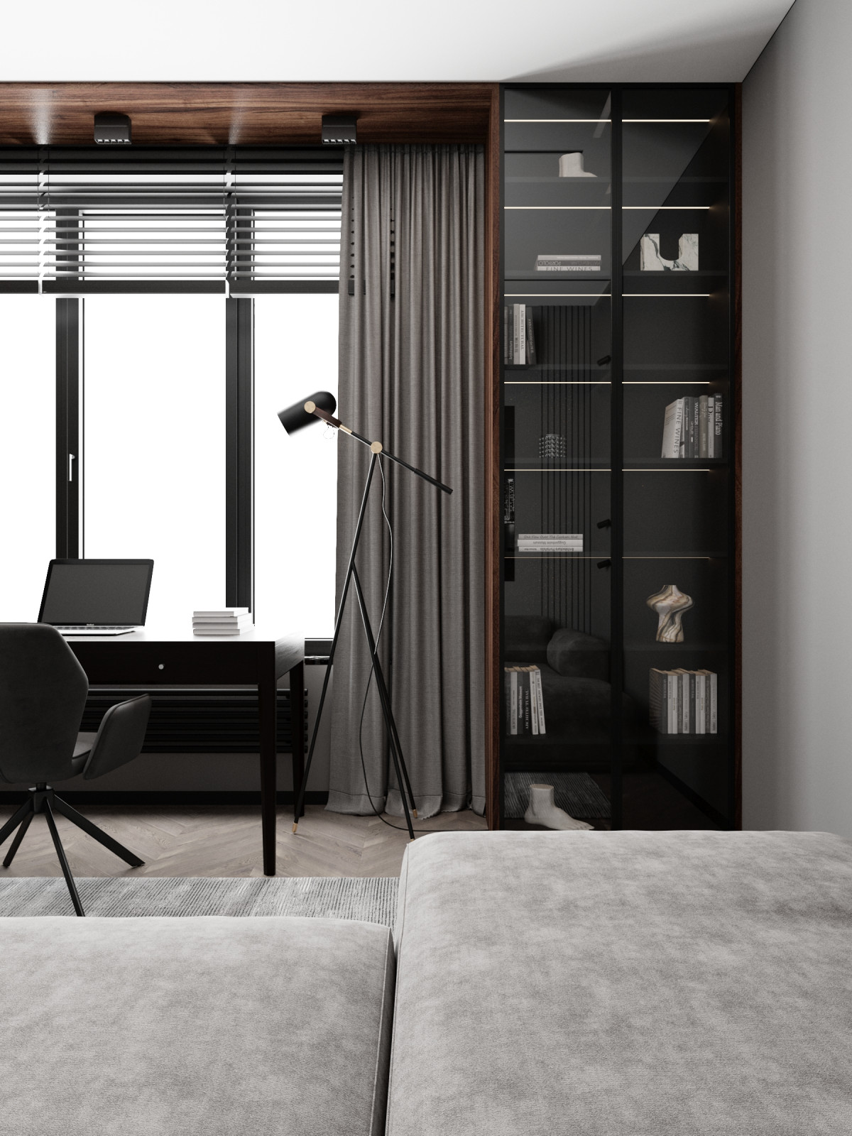 Интерьер в ЖК "Западный порт"