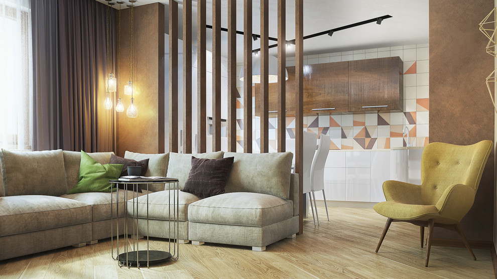 Гостиная в современном стиле: конструктивизм в интерьере