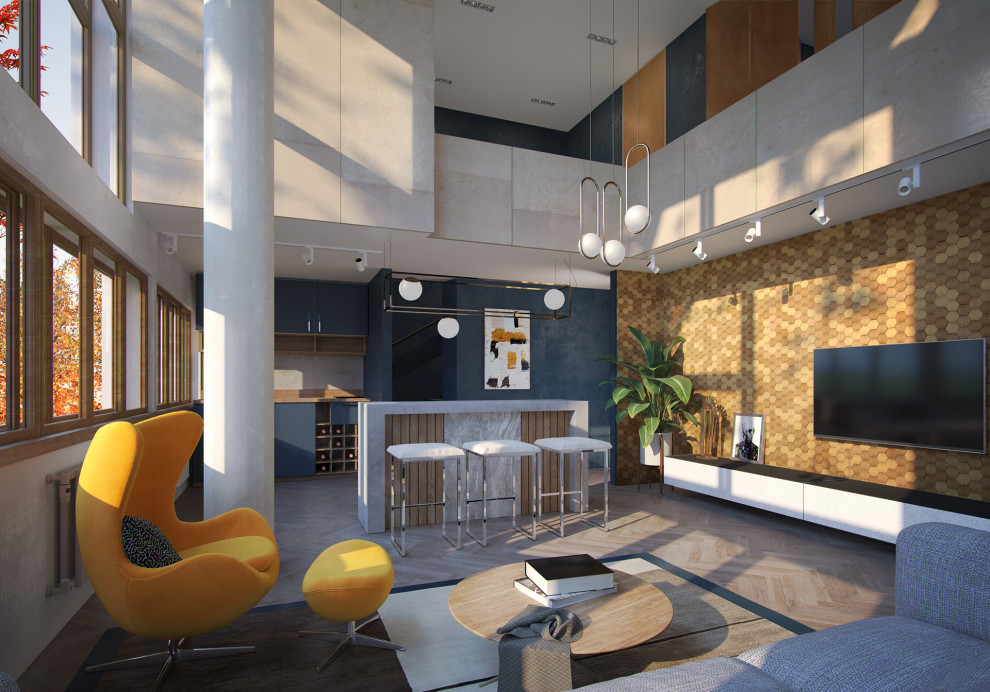 Обложка проекта: Квартира в доме наркомфина