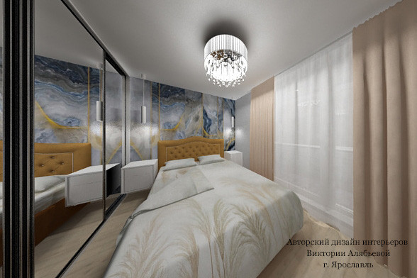 Проект спальни в современном стиле