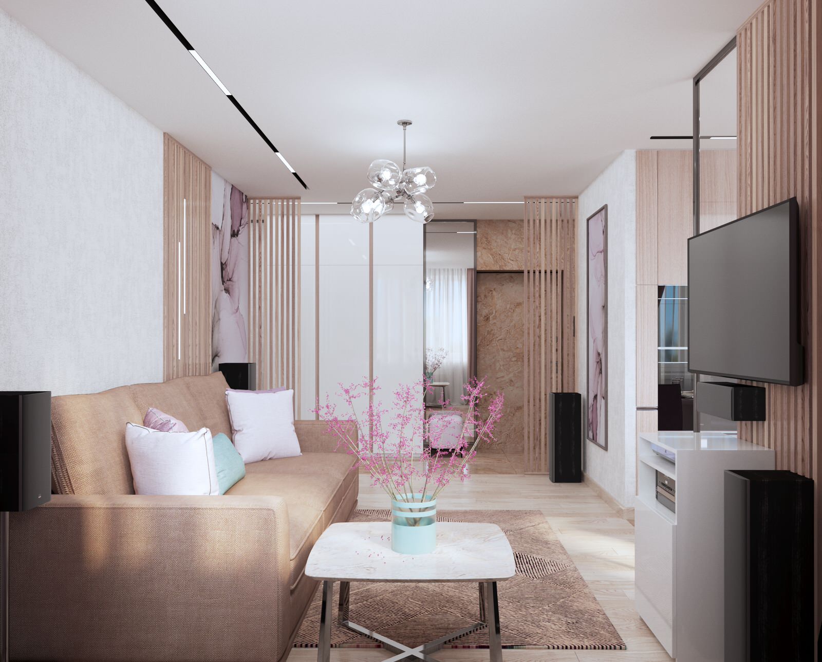 Трехкомнатная квартира в современном стиле