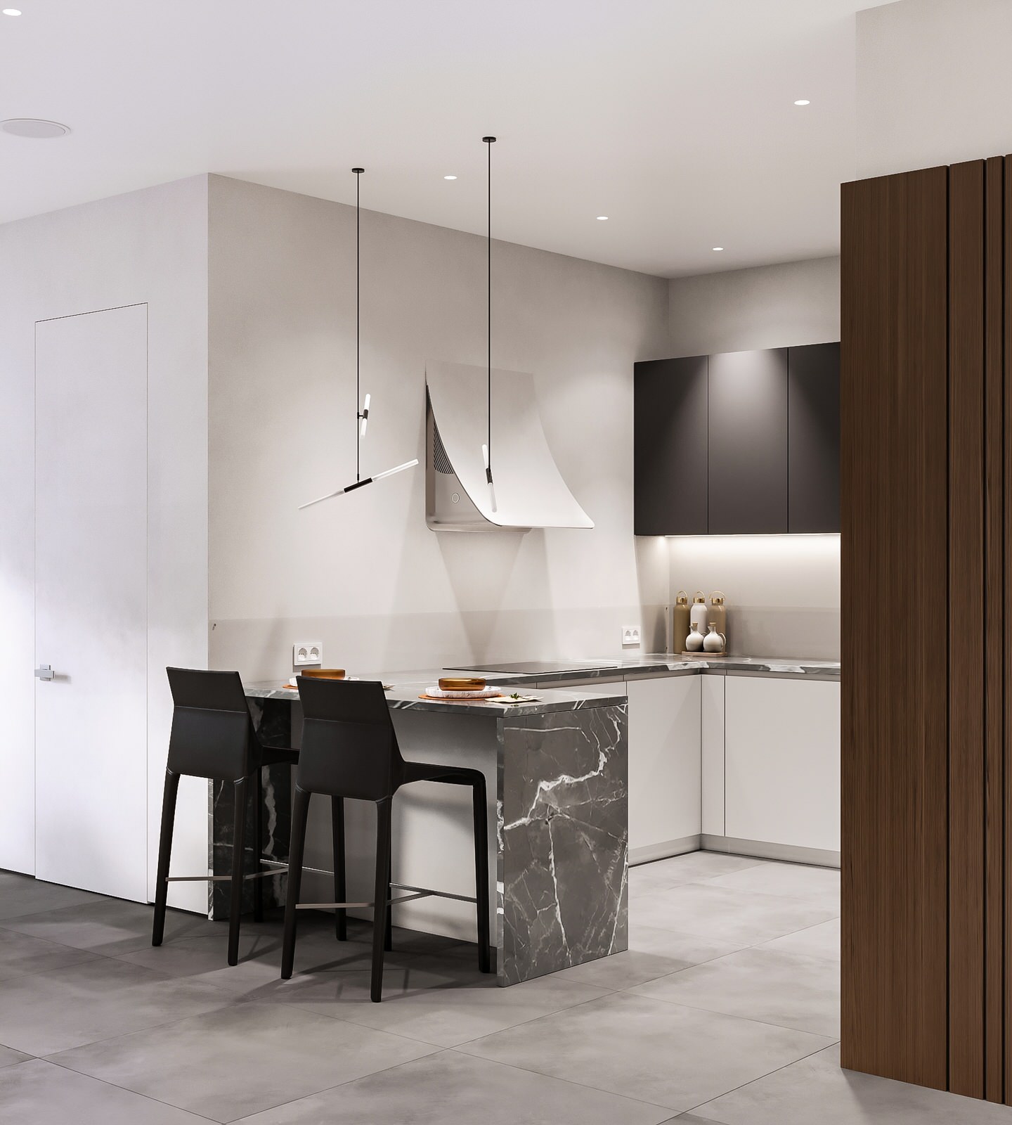 Дизайн-проект интерьера квартиры: кухня