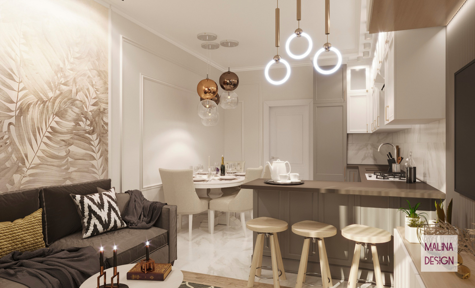 Квартира в доме возле горы Бештау •