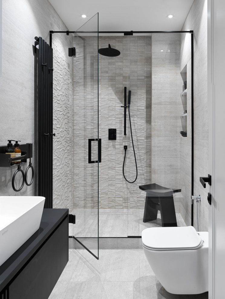 Лаконичная квартира в ЖК "Пресня Сити"