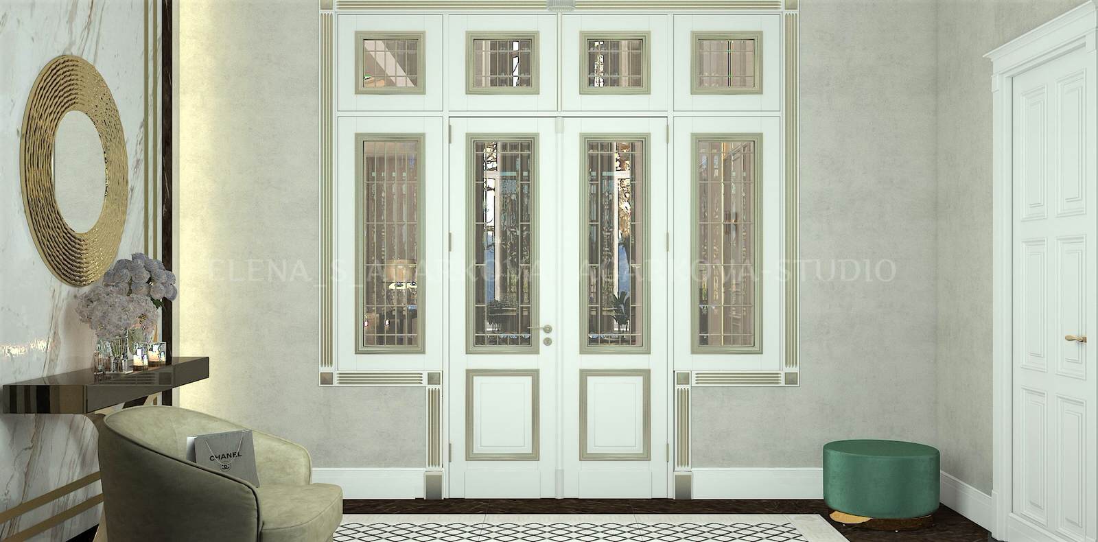 Дом в нюдовых тонах