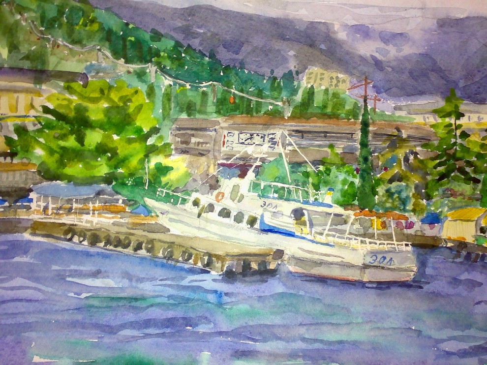 картины акварелью