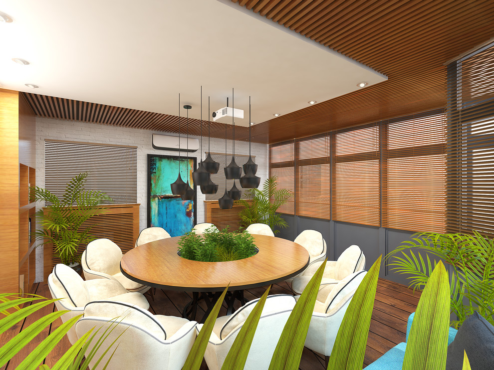 Офисы в стиле "Лофт" с яркими акцентами.