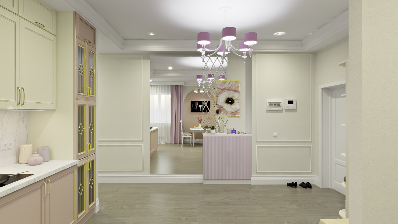 Неоклассика в 142 м2