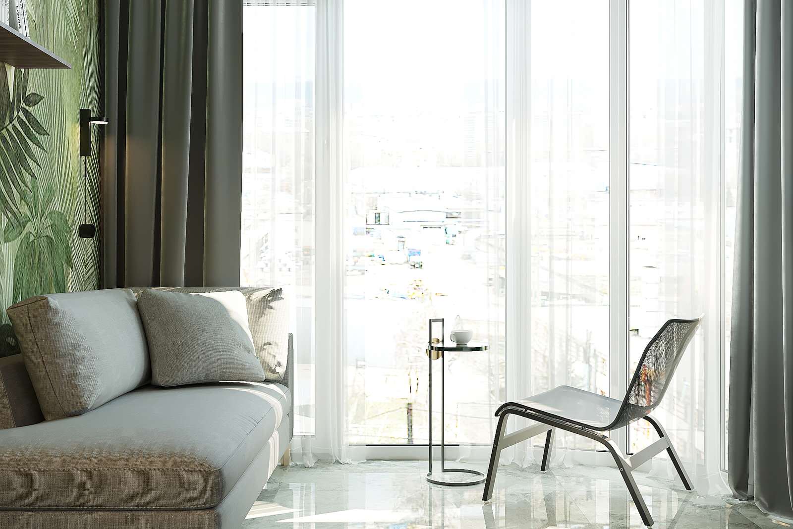 Двухуровневая квартира для молодой семьи