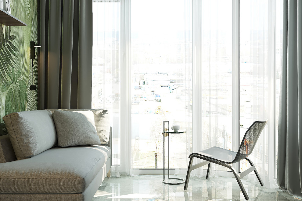 Двухуровневая квартира для молодой семьи