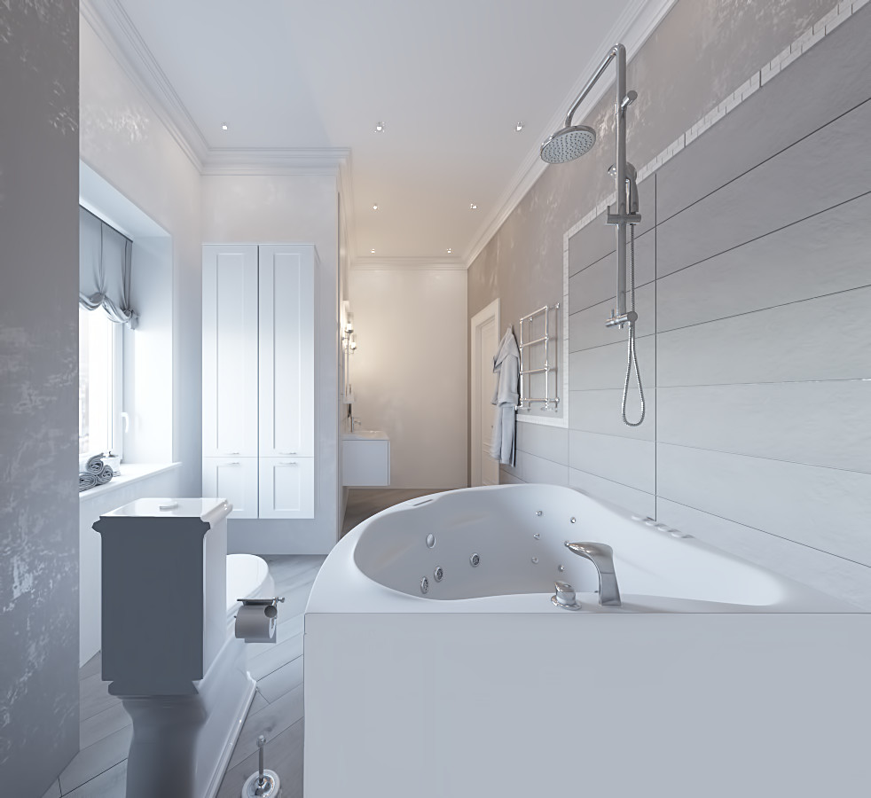 Дизайн дома площадью 136 кв.м в классическом стиле