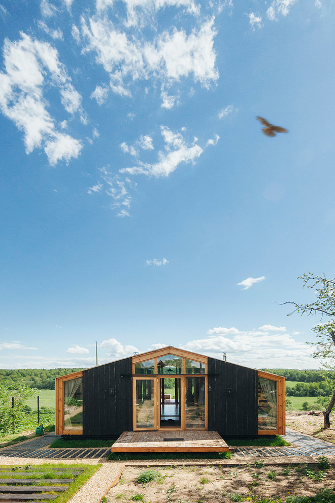 В гостях: Модульный дом с видом на долину реки Протва