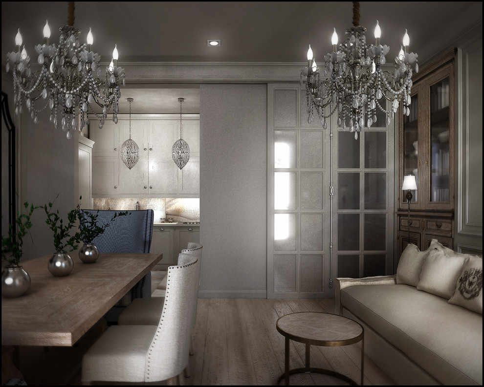 Проект интерьера трехкомнатной квартиры ЖК "AFI-Residence"