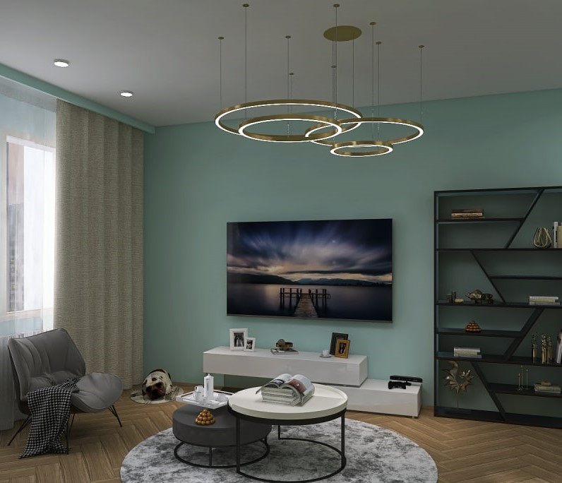 Современная трёхкомнатная квартира