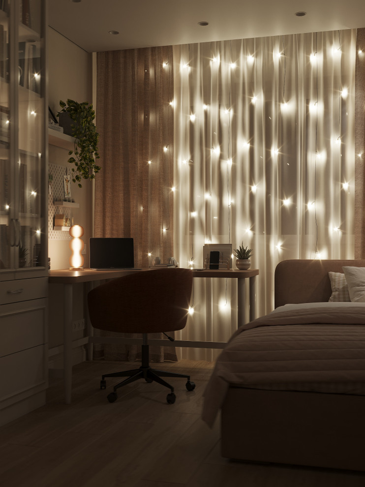 Интерьер квартиры с синими акцентами