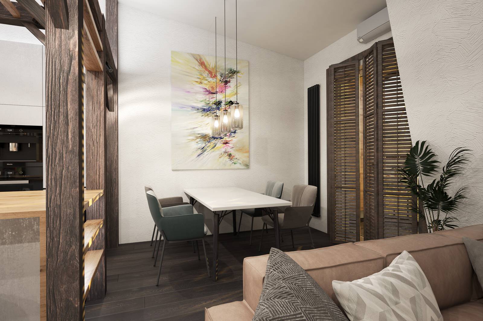 Квартира в г. Пушкин. Мансарда 74кв.м.