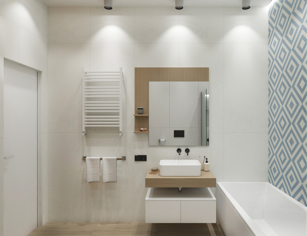 Квартира 50м2 в современном стиле для молодой семьи в ЖК "Ленинград"