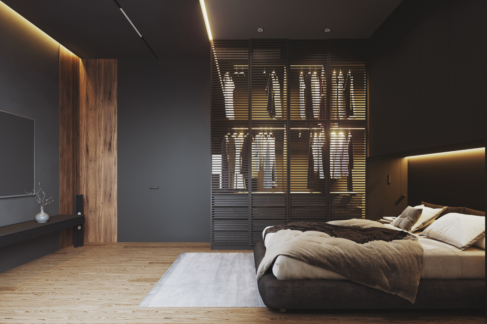 Квартира в серых тонах